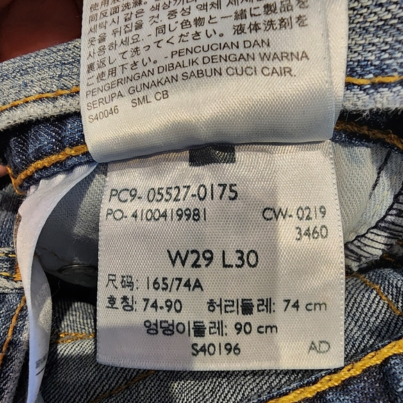 Levi's 527 Women's Jeans Denim Blue Jeans Red Tab Straight Cut Jeans 29 x 30 - Picture 13 of 13